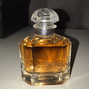 USED A FEW SPRAYS - like new: Mon Guerlain 3.3 fl oz perfume